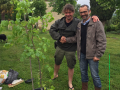Radim Kotrba při výsadbě české lípy na francouzské farmě